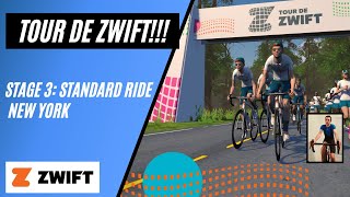 Tour de Zwift Stage 3 Category B: The 6 Train // Round and Round // Zwift Group Ride