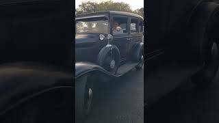 the Sturdy 30 Chevy backing in at the Past & Present Car show this past Saturday.  #chevrolet