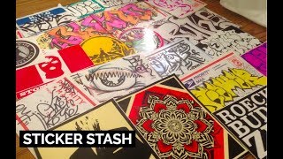 Sticker Art // Graffiti Sticker Stash/Blackbook