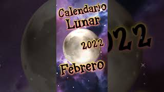 Fases lunares en Febrero 2022 🌙 Calendario lunar de Febrero 2022  ⭐¿Qué día será luna llena? ⭐