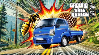 1톤 트럭 vs 말벌집, 격파 후 숨막히는 탈출! [ GTA Edition ] | 나무대장🌳 나무농사의 모든것