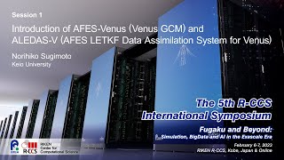 "Introduction of AFES-Venus (Venus GCM) and ALEDAS-V ..." Norihiro Sugimoto