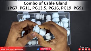 Combo Of Polyamide Cable gland high quality PG type waterproof