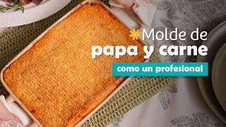 Molde de papa y carne