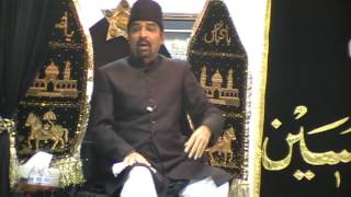 Molana Syed Saghir Abid Rizvi reciting 6th Muharram Majlis