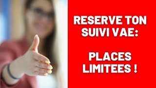 Attention ! Il reste peu de places pour un suivi personnalisé.