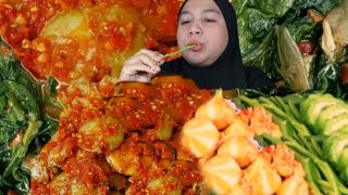 PEDES GOBYOS....‼️🥵🔥JENGKOL BALADO, DUMPLING PEDES, TUMIS GENJER, LALAP BATANG KANGKUNG, PARE MENTAH