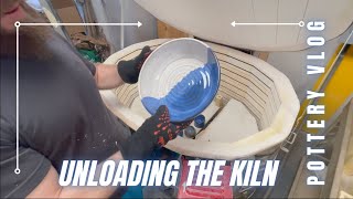 The first Pottery Studio Vlog, glazing and unloading the kiln