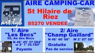 85 Aire Camping-car "St-Hilaire-de-Riez" Hello!camping-car