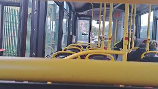 LONDON BUS RIDE IN RAINY WEATHER