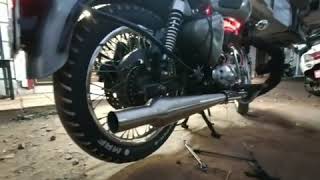 DE7EL Exhaust on Royal Enfield Classic 350