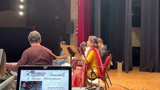 Shri Kavita Paundwal ji at Houston concert, Live sounds by Darshak Thacker Krishna Sounds