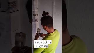 Asian Paints PU Glossy || Texture Design Main #shorts #painting #youtubeshorts