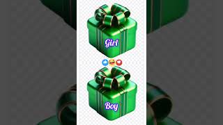 Choose your gift box girl vs boy #viralshort #trending #gift