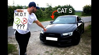 How Does A Write-Off Car pass it's MOT? Audi A5 Copart UK rebuild inspection