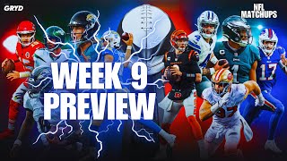 📊 Who Will Rise & Fall? | 🏈 NFL Week 9 Preview & Predictions!