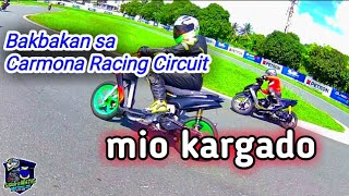 ID Helmet trackday - Bakbakan sa Carmona Race Track...Knee drag, Sayad kung sayad. mio kargado.