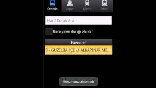 İzmir Ulaşım Rehberi Android uygulaması nasıl kullanılır?