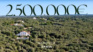 Villa de 36.000m2 en MENORCA por 2.500.000€