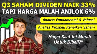 Laba Saham Dividen Naik 33% Di Kuartal III 2024, Tapi Harga Malah Anjlok. Harga SIDO Sudah Menarik?