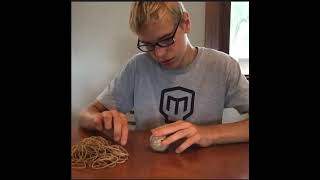 Rubber band ball part 39 - 200 Subscribers!