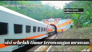 TEROWONGAN KALIBARU ‼️ sisi sebelah timur terowongan mrawan yang terletak di desa Kalibaru manis.