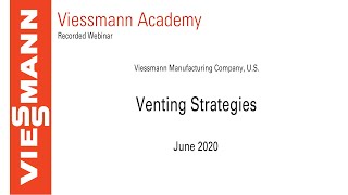 Venting Strategies Webinar - June 2020