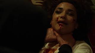 Marvels The Punisher 2x13 - Agent Dinah Madani and Billy Russo fight scene season 2