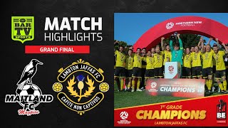 Maitland FC v Lambton Jaffas - Men's Grand Final Highlights | NPL Northern NSW 2022