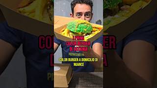 Color Burger a Catania - NUANCE a Domicilio #catania #hamburger #pistacchio #colorburger