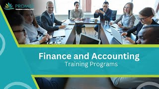 Finance and Accounting Training Programs | Promise Training & Consultancy