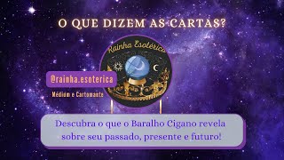 Sorteio de 3 cartas do Baralho Cigano  (passado presente e futuro)