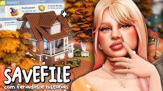 você PRECISA desse SAVE FILE se gosta de DETALHES realistas com muita coisa p/ fazer 🌱 l the sims 4