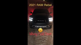 Whiny 2021 RAM Rebel Cold Start #shorts