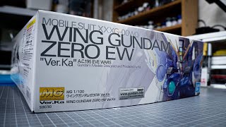 Gunpla건프라★Ver.Ka★ MG WING GUNDAM ZERO EW UNBOXING