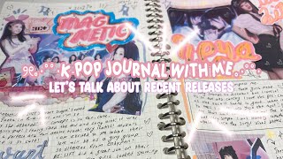 ˚୨୧⋆｡˚ ⋆ K-Pop journal with me, let's chill and talk about recent comebacks