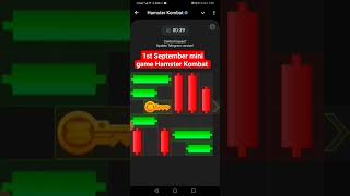 1st September mini game Hamster Kombat #September #hamsterkombat #mini game