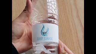 water bottle labels