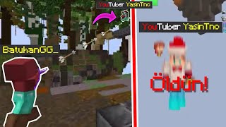 Craftrise YouTuberini YUMRUK 1 yay ile TROLLEDİM! | @YasinTnc