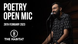 Live Poetry Open Mic at The Habitat 26th February 2023