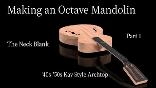 Building an Acoustic Octave Mandolin from Scratch: CNC and Hand Tool Hybrid Approach | Part 1