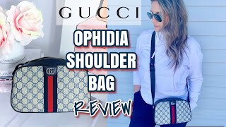 GUCCI OPHIDIA SHOULD BAG REVIEW - WHAT FITS, MOD SHOTS, PROS AND CONS