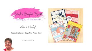 Sunny Days Five Panel Card