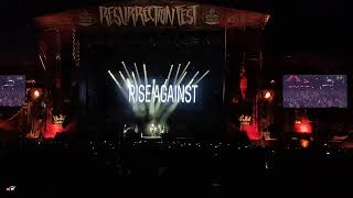 RISE AGAINST..."Hero of war"...Resurrection Fest...1/7/2022