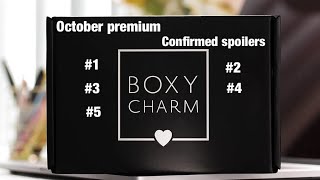 Boxycharm October premium 2021 confirmed spoilers #boxycharm #boxycharmsneakpeek #boxycharmpremium