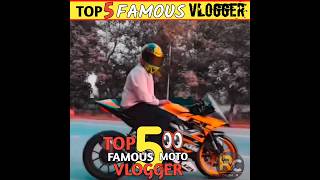 Top 5 Most Loved MotoVloggers 🥰 || @CRUSHR #shortsvideo #shorts moto vlogs