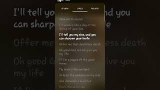 Take Me to Church - Hozier #spotify #youtubemusic #topspotify #lyrics #takemetochurch #hozier