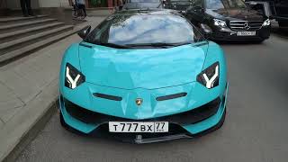 The best cars in Moscow in April part 10 Lamborghini Aventador SVJ, X3 McLaren 720s