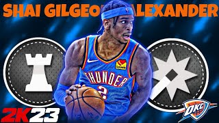 THIS SHAI GILGEOUS ALEXANDER BUILD IS A CRAFTY SHOT CREATOR | THE BEST SGA BUILD ON NBA 2K23