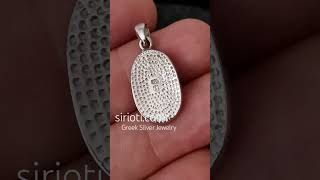 ✨🌀 Blue Opal Oval Modern Pendant ✨🔗 sirioti.com✅ Free Shipping Worldwide ✅ Sales 20%